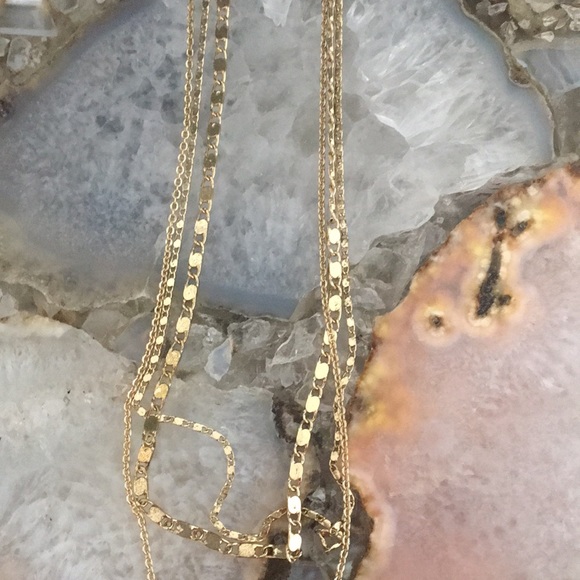 ❌SOLD❌Layered Chain Necklace 🔒✨ - Picture 2 of 3